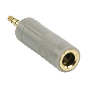 Bandridge Headphone Adaptor 3.5mm Male to 6.3mm Female