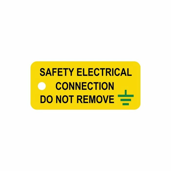 Industrial Signs Safety Electrical Connection  (Pack 5)
