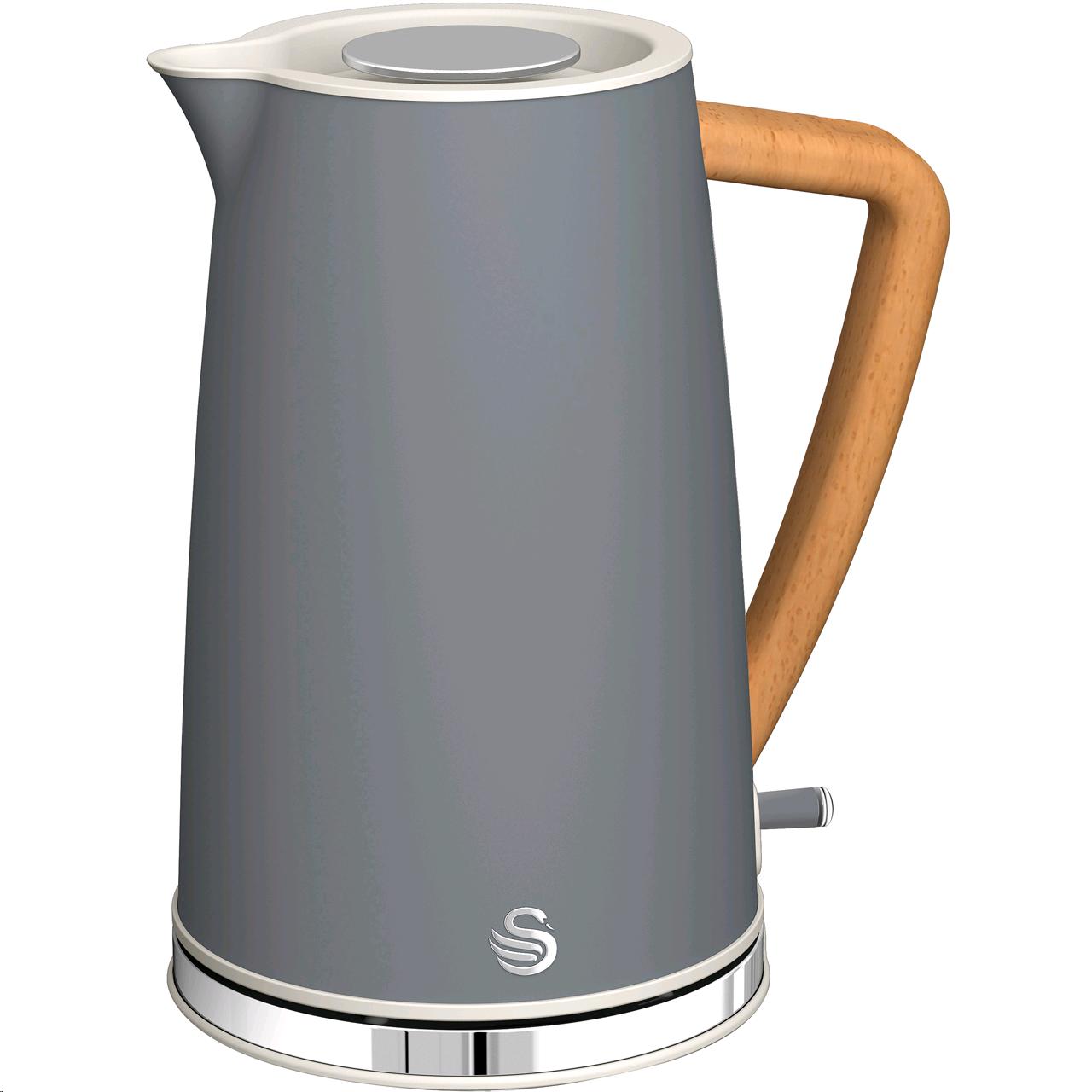 Swan Nordic Kettle Grey 1.7ltr 3Kw 