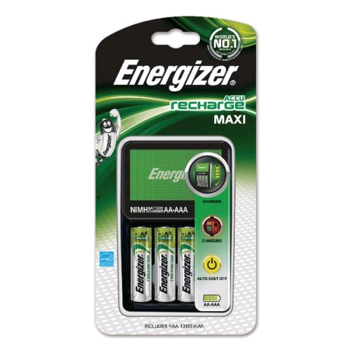 Energizer 1Hr Charger c/w 4 x AA 1300mA Batteries 
