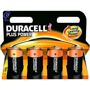 Duracell "D" Cell Battery 4pk 