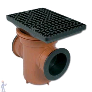 Underground Back Inlet Bottle Grid Rectangular Grid D530 SOIL