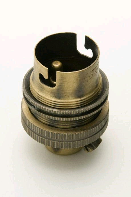 Jeani Antique Brass BC Lampholder 10mm