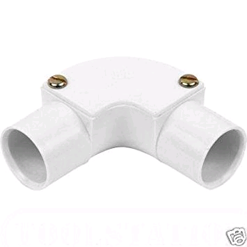 Falcon Conduit Inspection Elbow 20mm White
