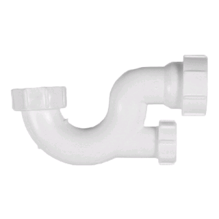 Polypipe Bath Trap 32mm c/w Cleaning Eye (20mm Seal)