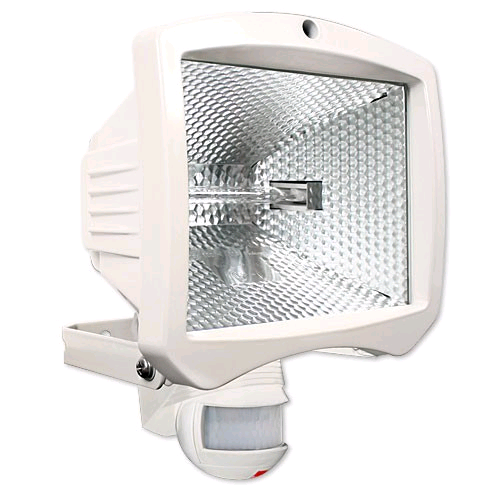 BEG FLC150 200deg PIR Halogen Floodlight White 