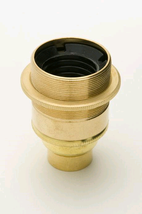 Jeani ES Brass Lampholder 20mm Entry Shade Ring
