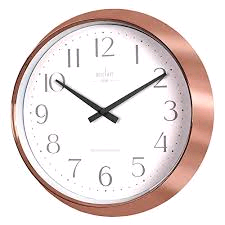 Acctim Shelby Wall Clock in Copper 