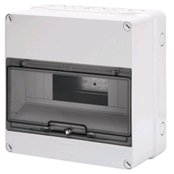Gewiss 12 Module IP55 Surface Mount Enclosure Twin Lid