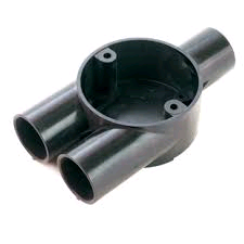 Falcon Conduit "Y" Box 20mm Black 