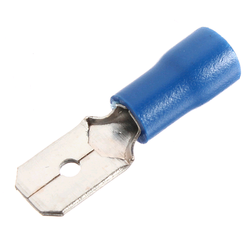 Niglon Blue Push on Male Crimp (Pack 100)