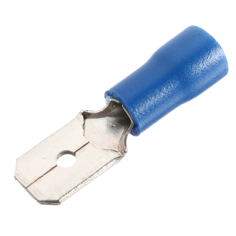 Niglon Blue Insulated Push on Male Crimp (Pack 100) 