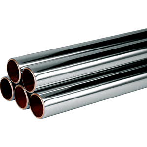 Copper Tube Chrome Plated 22mm x 3mtr 