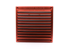 Rytons 6" x 6" Louvre Vent Terracotta