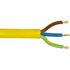 Artic Yellow Flex 1.5mm 3Core (per mtr)