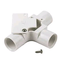 Falcon Conduit Inspection Tee 25mm White