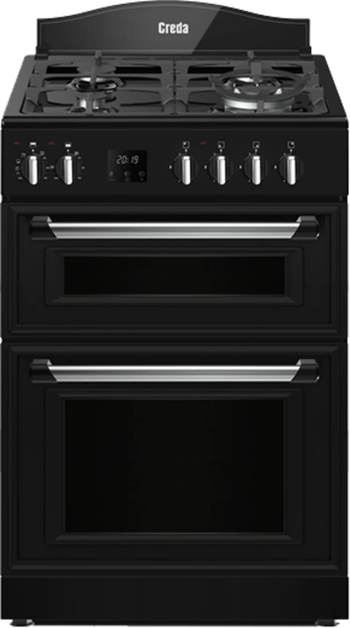 Creda C60DFMRBL Dual Fuel Freestanding Double Oven Black