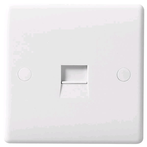 BG 1 Gang Telephone Socket Master Screw Type