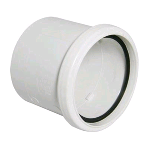 Floplast Soil Pipe 110mm Coupling White Single Socket