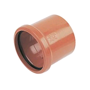 Underground 110mm Coupling Single Socket Terracotta D124 SOIL