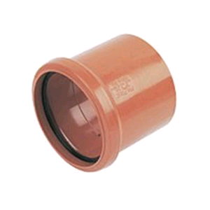 Underground 110mm Coupling Single Socket Terracotta D124 SOIL 