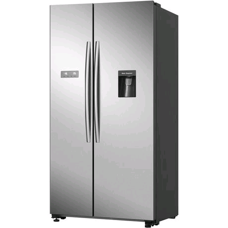 Hisense RS741N4WC11 American Style Side by Side Fridge Freezer in Stainless Steel  c/w Water Dispenser