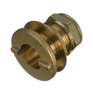 Copper 28mm Straight Tank Connector Compression 