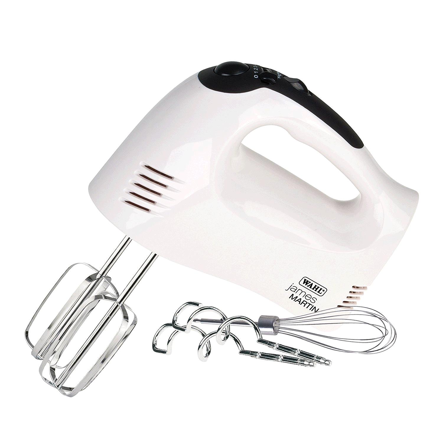 Wahl James Martin WL8220 Hand Mixer 300w White c/w Stainless Steel Beaters WL8220