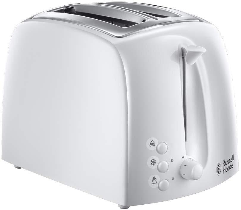 Russell Hobbs Textures 2 Slice Toaster White