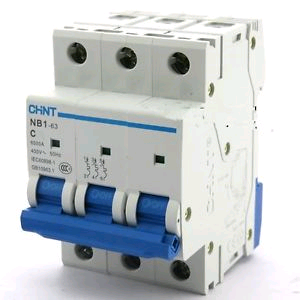 Chint 40a 3 Pole "C" Rated 10kA MCB 