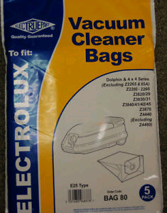 Electrolux Cylinder Cleaner Bags for Dolphin & 4 x Series 