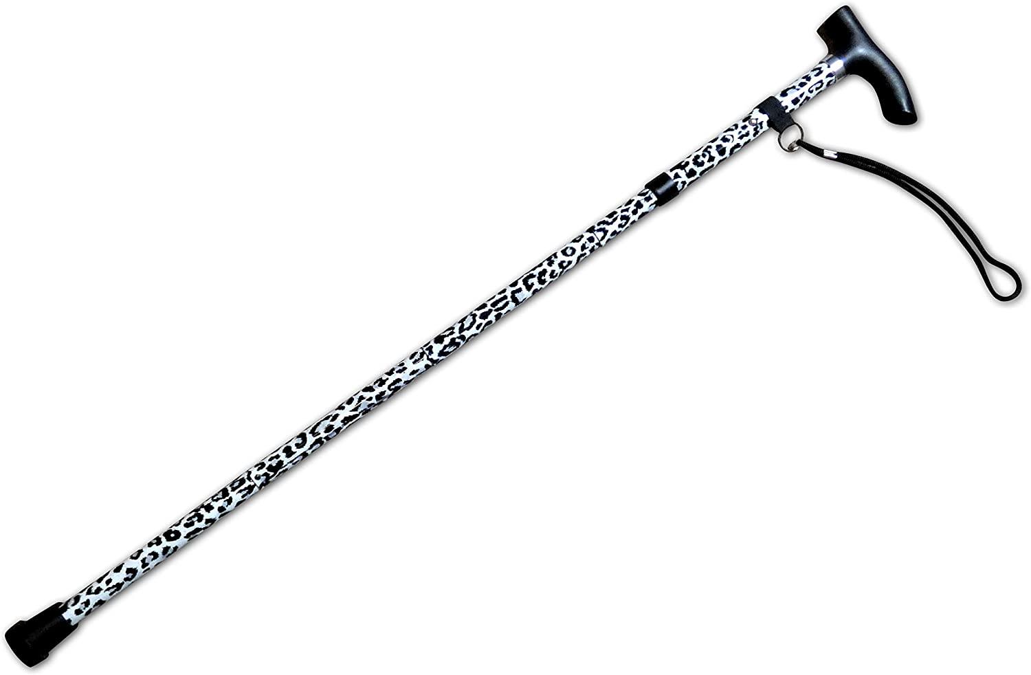 Life Healthcare Walking Stick Black Leopard  37