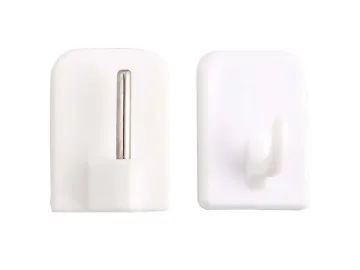 Basics Self Adhesive Curtain Rod Hooks 3pk 0456705