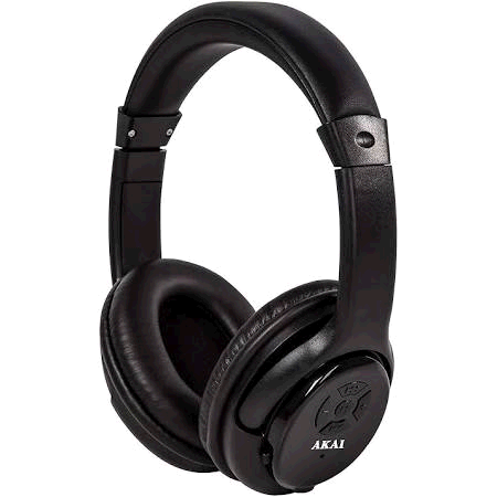 Akai All in One Headphones Black Bluetooth Wireless