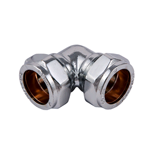 Chrome Elbow 15mm Compression 