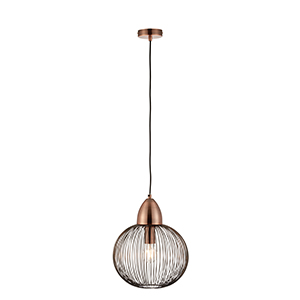 Endon Nicola Pendant Copper Effect