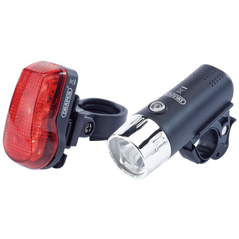 Draper 1W  Front/Rear LED Bike Lights