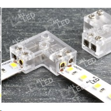 All LED Universal LED Strip "L" Connector 8mm/10mm