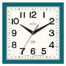 Acctim Rydon Wall Clock with Non Ticking Hands 