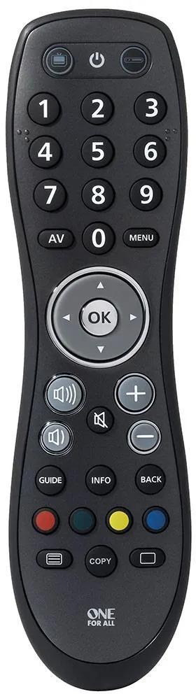 One For All URC6420 Universal  Easy & Robust 2 in 1 Remote Control
