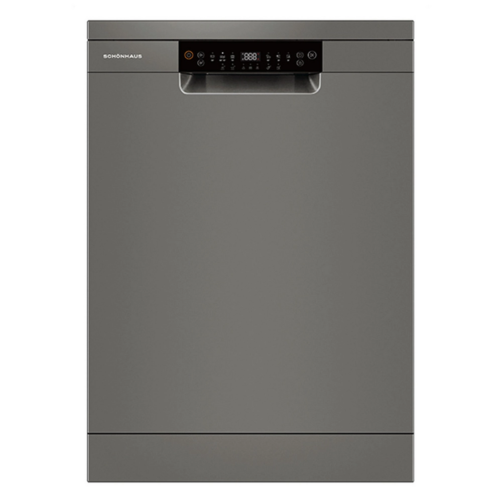 Schonhaus DWSF0115FSBG Freestanding Fullsize Dishwasher - Graphite 15 Place Setting