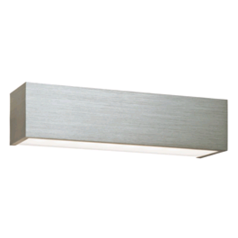 Saxby Shale Wall Light 8w Warm White in Brushed Siler