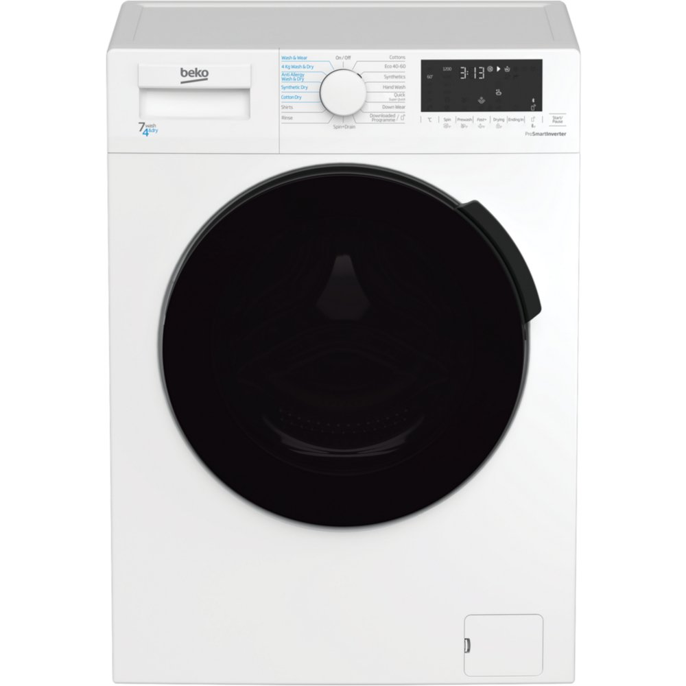 Beko Washer Dryer 7kg/4kg 1200 Spin Washer Dryer - White