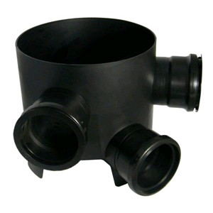 Chamber Base 270mm 45deg Inlet 3 x 110mm Fixed Inlets D810 SOIL 