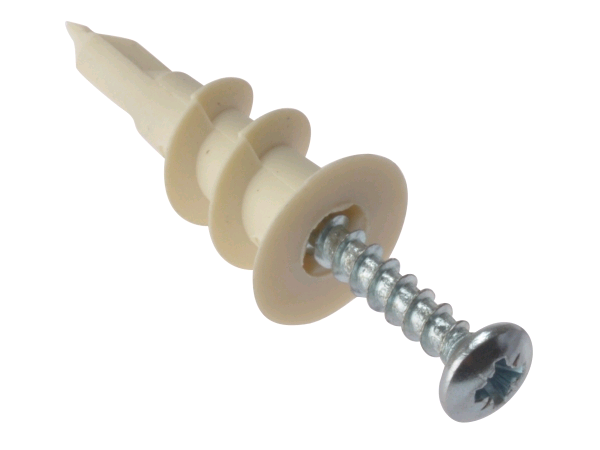 Forgefix Cavity Wall Fixing Plug - Plastic No. 6-8s 