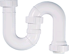 Polypipe Tubular Swivel S Trap 32mm (75mm Seal)