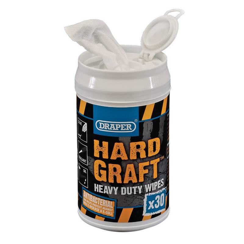 Draper Hard Graft Wipes Can