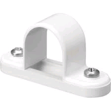 Falcon Conduit Spacer Bar Saddle 20mm White