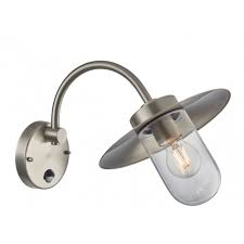 Endon Lincoln 1Lt Wall Light PIR 42W 