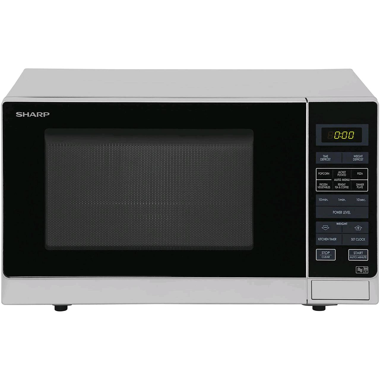 Sharp Microwave Touch Control Silver 25Ltr